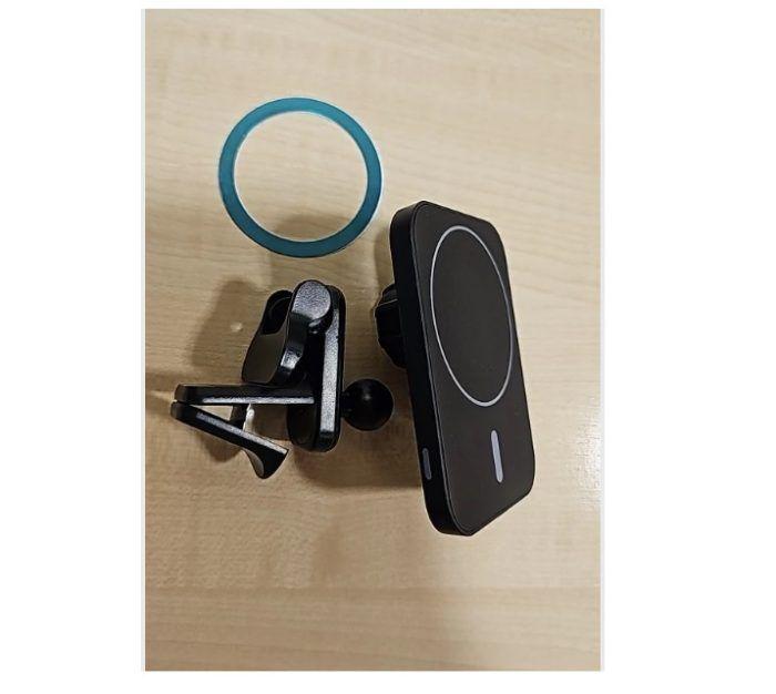 Base Magnética de Metal 2 en 1: Soporte para Celular + Cargador Inalámbrico Rápido 30W | Universal A-2