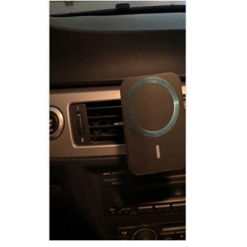 Base Magnética de Metal 2 en 1: Soporte para Celular + Cargador Inalámbrico Rápido 30W | Universal A-3