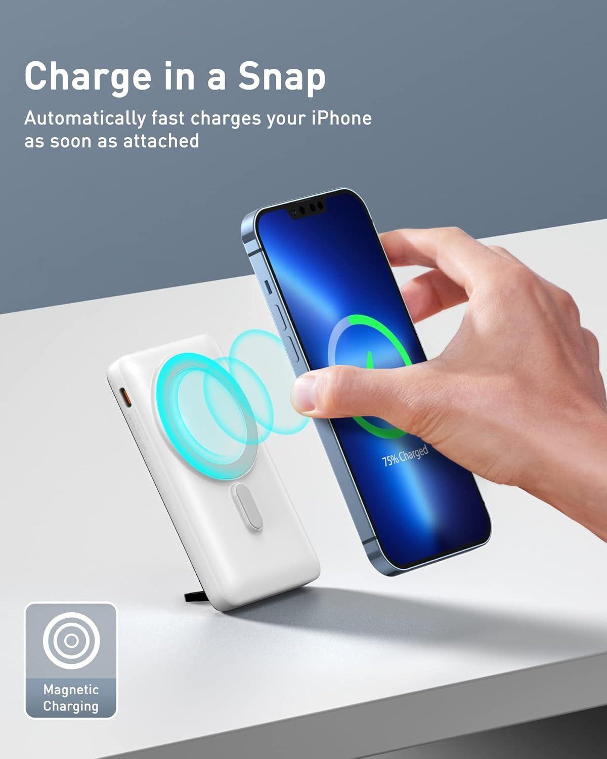 Cargador De Celular Inalambrico Magnetico Magsafe Carga -3