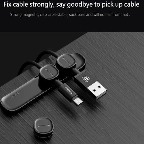 Organizador De Cables Soporte de Cables Magnético para PC-2