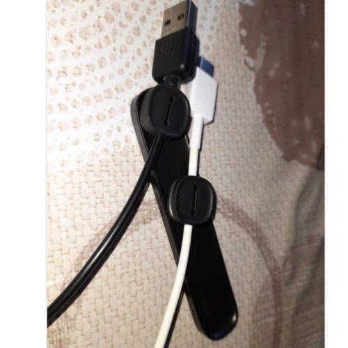 Organizador De Cables Soporte de Cables Magnético para PC-6