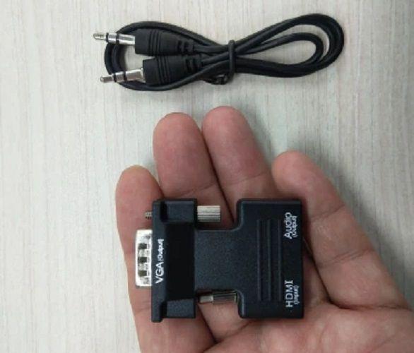 Adaptador HDMI a VGA y Audio Plug Jack 3,5 Convertidor-5