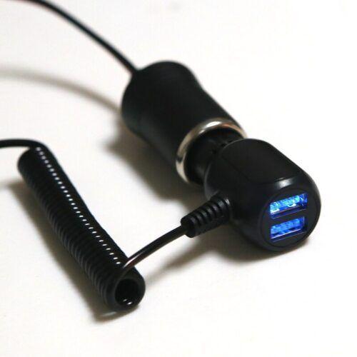 Cargador Auto Dual USB Carga Ultra Rápida | Cuerpo de Metal Titanio y Voltímetro-6