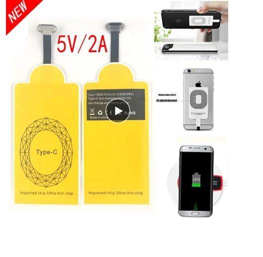 Adaptador de Carga Rápida 2 A Receptor Cargador Inalámbrico-0