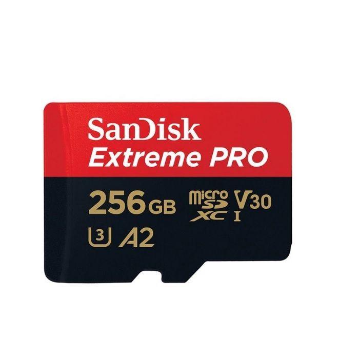 Tarjeta Micro SDXC 256 GB Sandisk Extreme PRO 4K U3-0