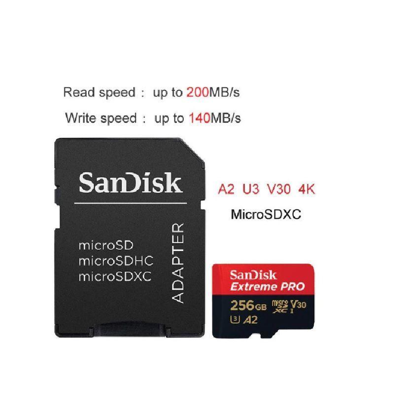 Tarjeta Micro SDXC 256 GB Sandisk Extreme PRO 4K U3-3