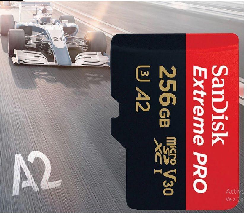 Tarjeta Micro SDXC 256 GB Sandisk Extreme PRO 4K U3-5
