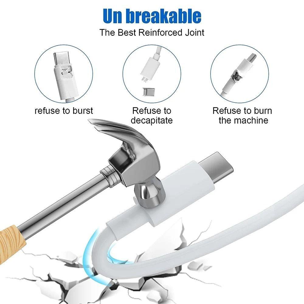 Cable Carga rápida y datos Tipo C a C Corto 30 cm para carga turbo-6