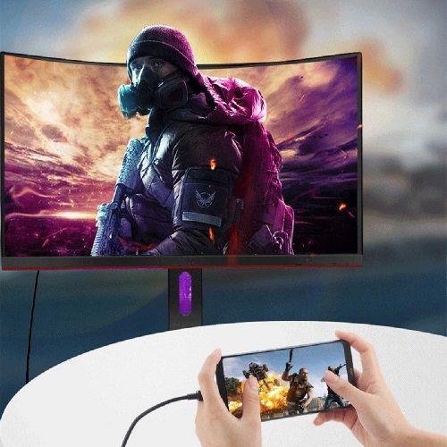 Adaptador USB-C a HDMI 4K Ultra HD | Convertidor de Aluminio | Transmisión de Video para Portátiles -1