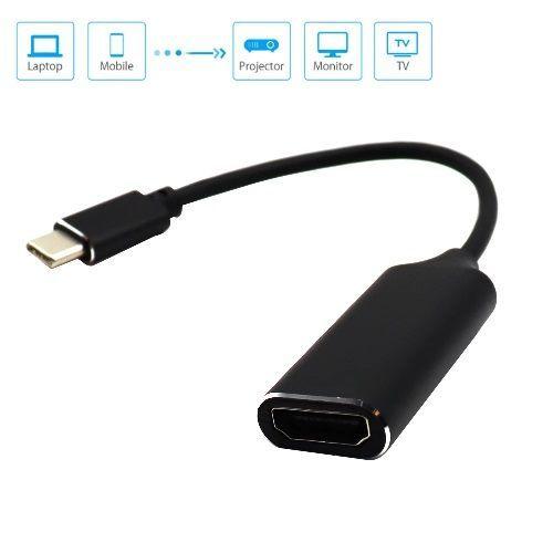Adaptador USB-C a HDMI 4K Ultra HD | Convertidor de Aluminio | Transmisión de Video para Portátiles -4