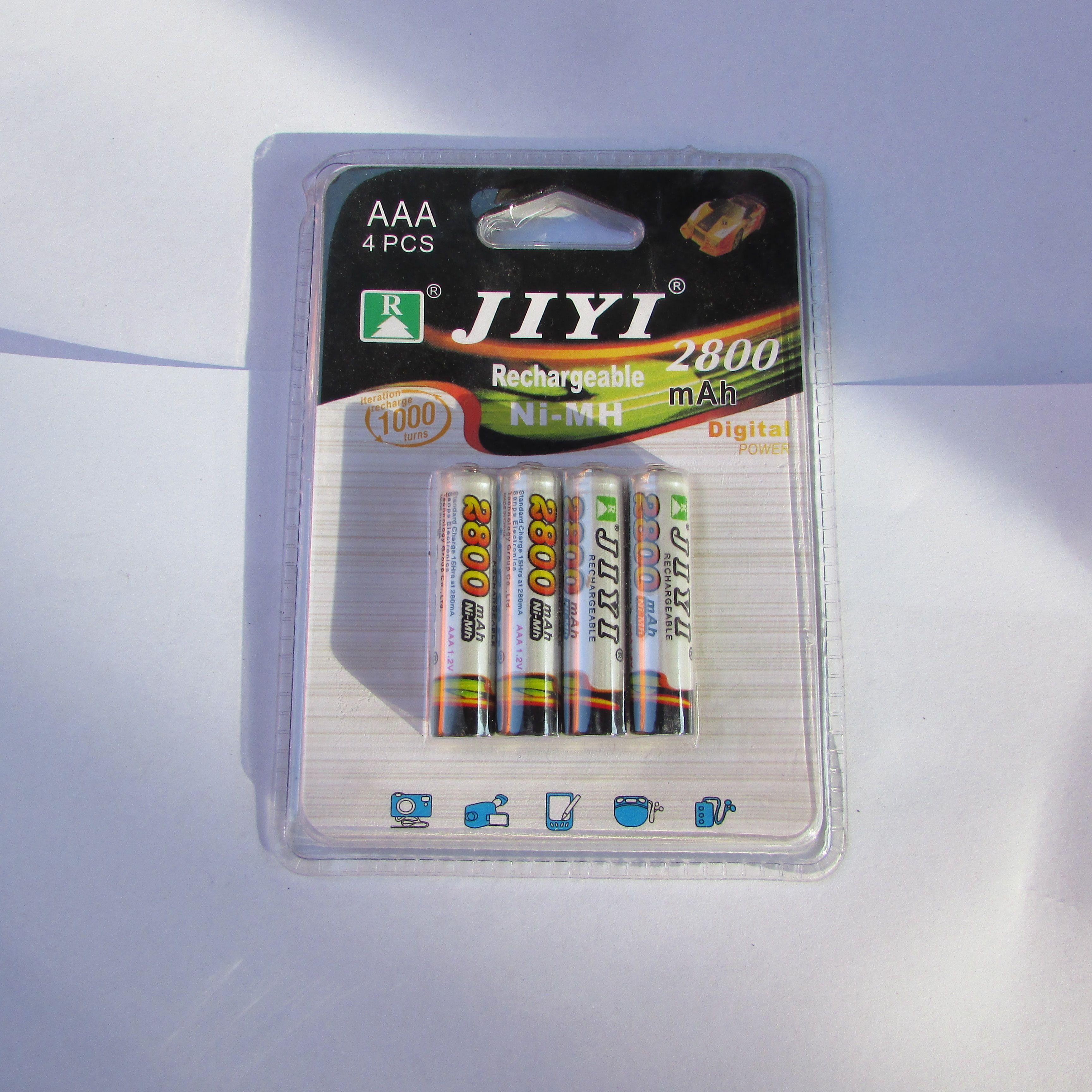 Pack de 4 Pilas Recargables AAA Songpus de 2700mAh | Tecnología Ni-MH de Larga Duración | Hasta 1000-2