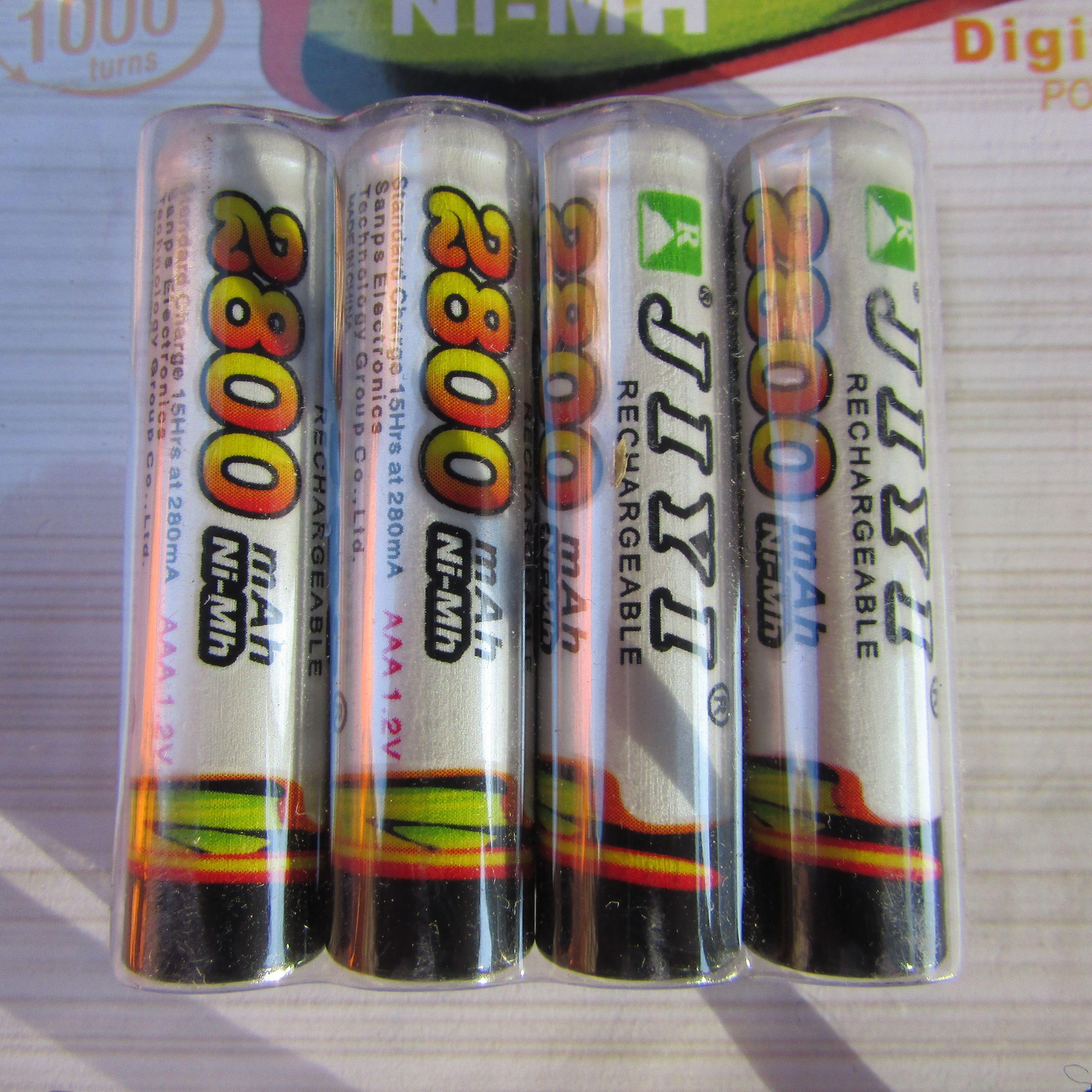 Pack de 4 Pilas Recargables AAA Songpus de 2700mAh | Tecnología Ni-MH de Larga Duración | Hasta 1000-3