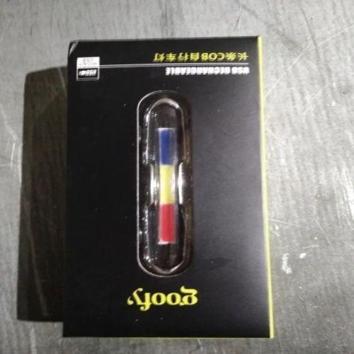 Luz Linterna Led Bicicleta Baliza Muy Potente Recargable USB Colores Frontral Y Trasera Goofy-4
