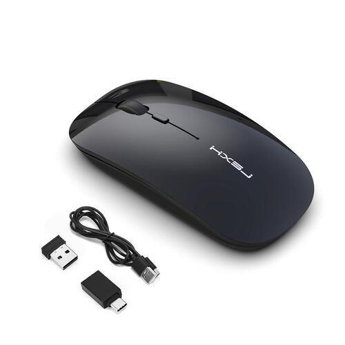 Mouse Raton Recargable USB Silencioso DPI Inalámbrico 2,4ghz Y Optico PC Notebook BT ergonómico-2