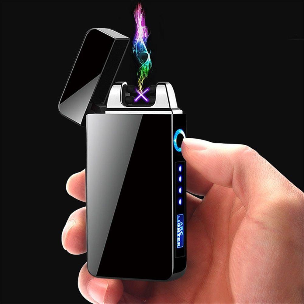 Encendedor Electrico Recargable USB Laser Lighter Mechero Catalitico Plasma Antiviento-2