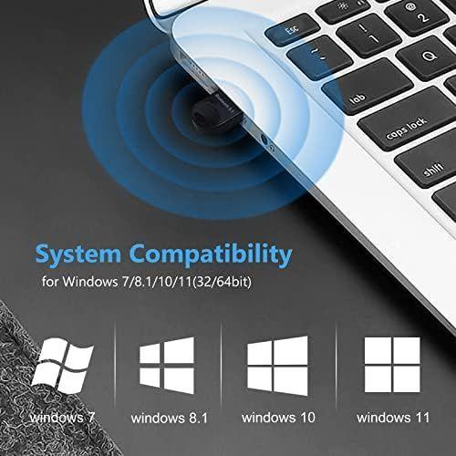 Adaptador USB Bluetooth 5.1 | Transmisor y Receptor 2-en-1 | Inalámbrico para PC y Notebook (Audio y-2