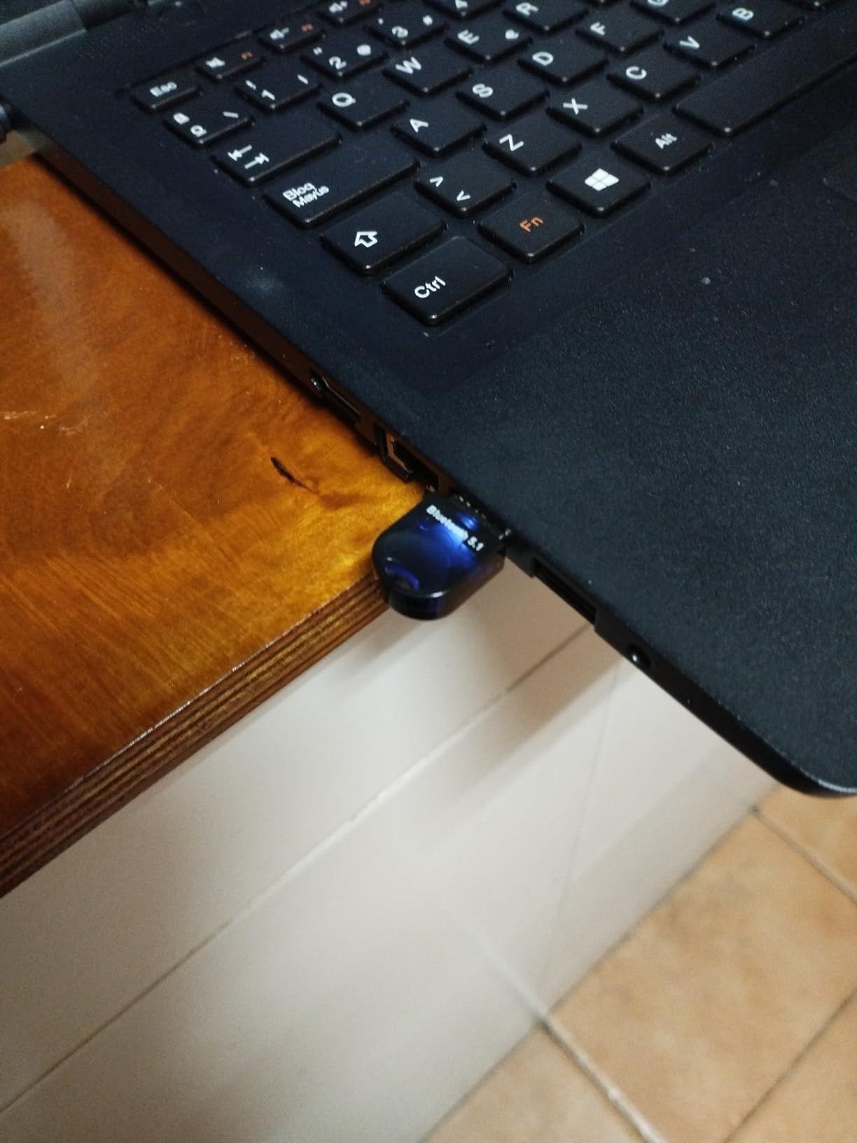 Adaptador USB Bluetooth 5.1 | Transmisor y Receptor 2-en-1 | Inalámbrico para PC y Notebook (Audio y-6