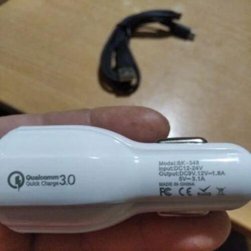 Cargador Rápido de Auto 30W (USB + Tipo C) 3.1A para Celular Smartphone-4