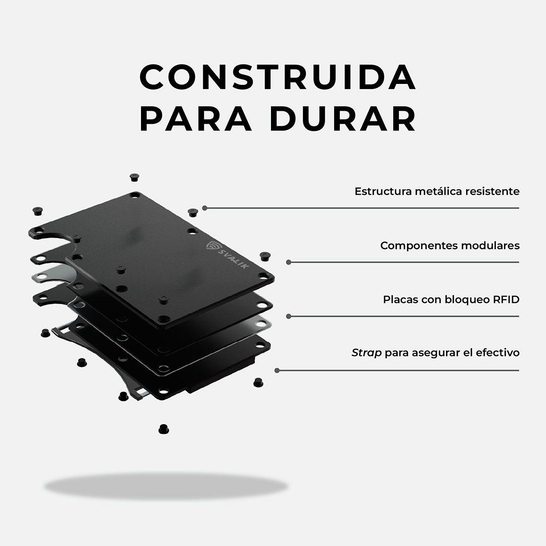 Billetera y Tarjetero Hombre Svalik Core Bloqueo RFID Delgada Ultrarresistente-6