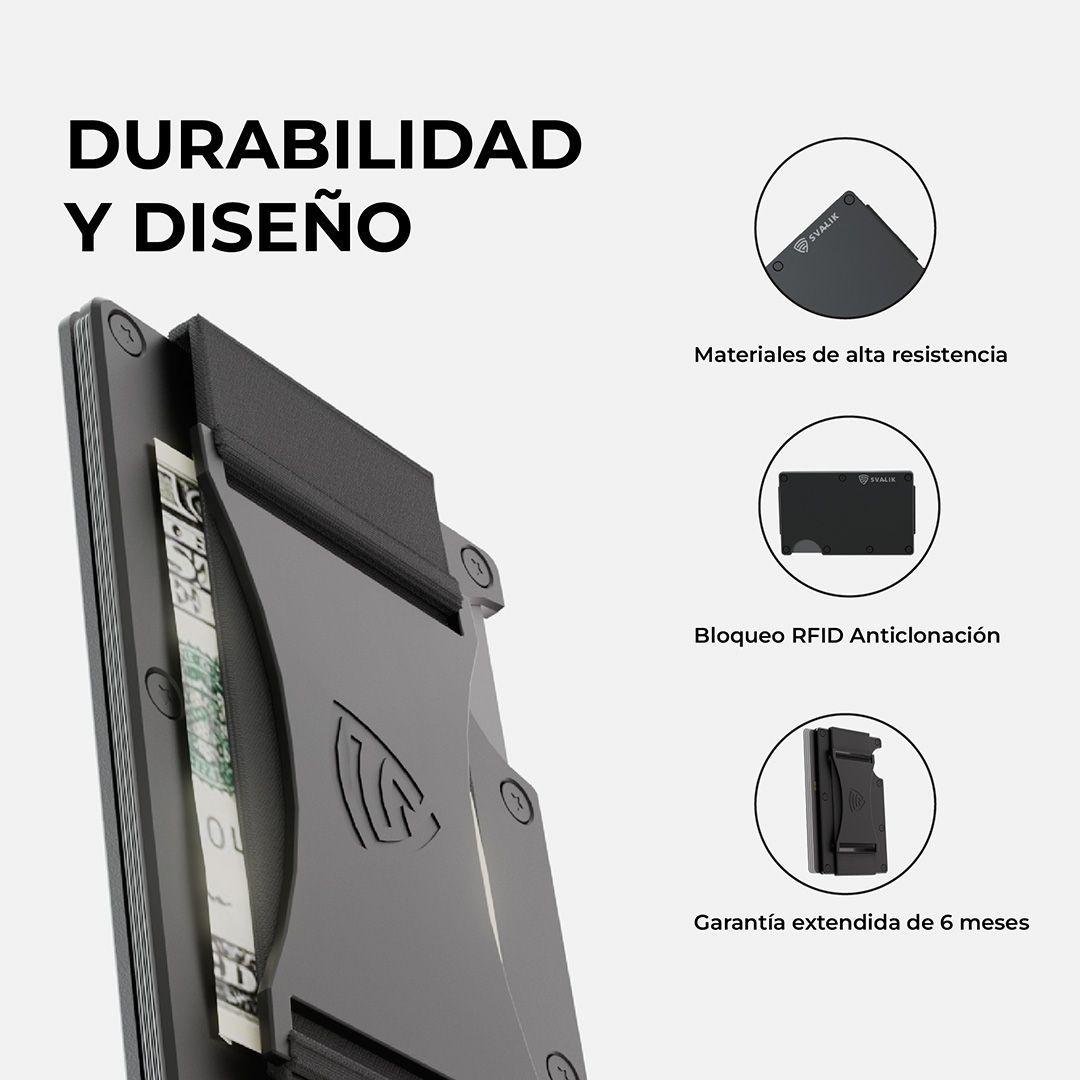 Billetera y Tarjetero Hombre Svalik Core Bloqueo RFID Delgada Ultrarresistente-7