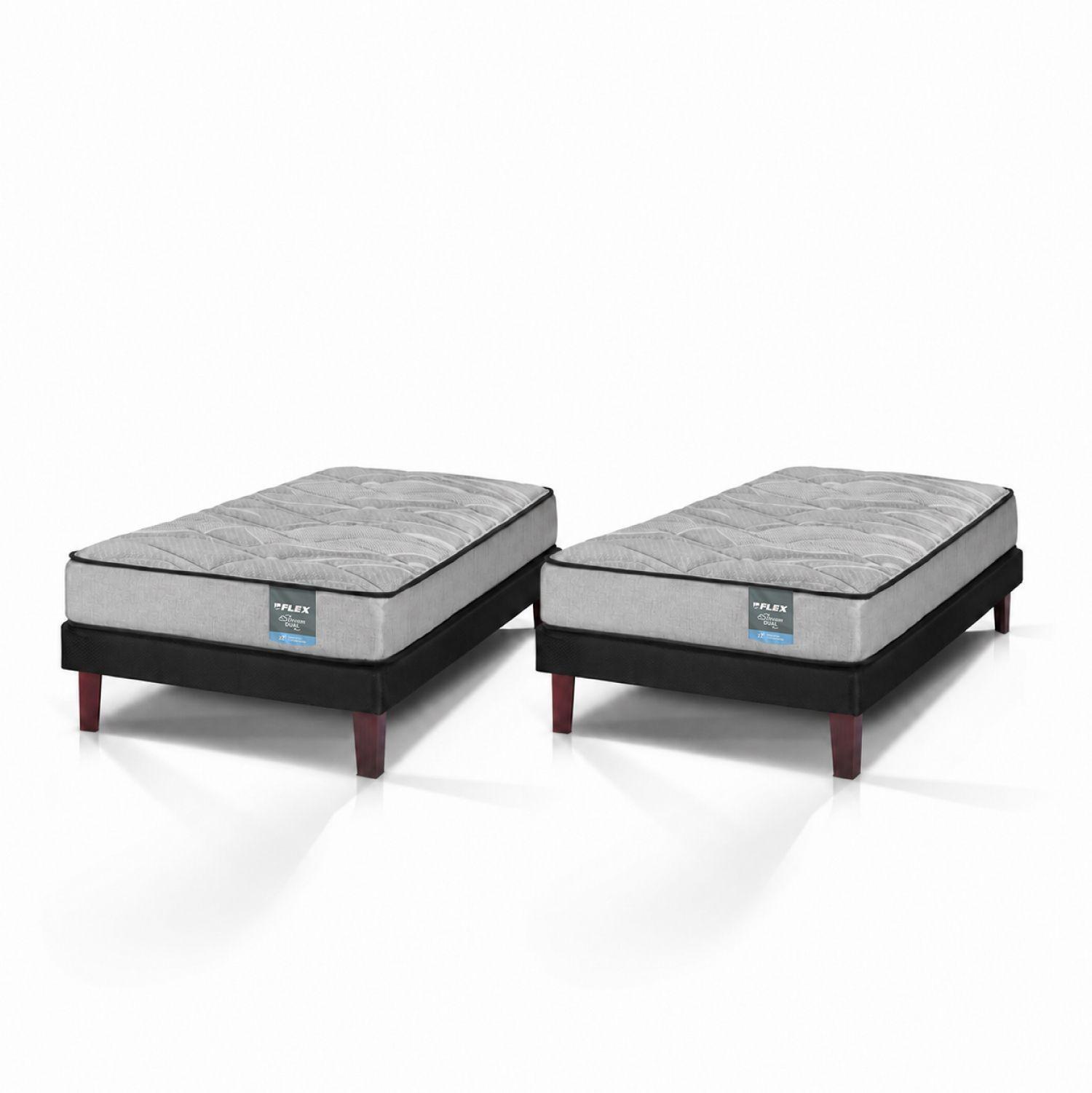 Duplex Cama Europea Dream Dual 1 Plaza 90x190 Flex-0