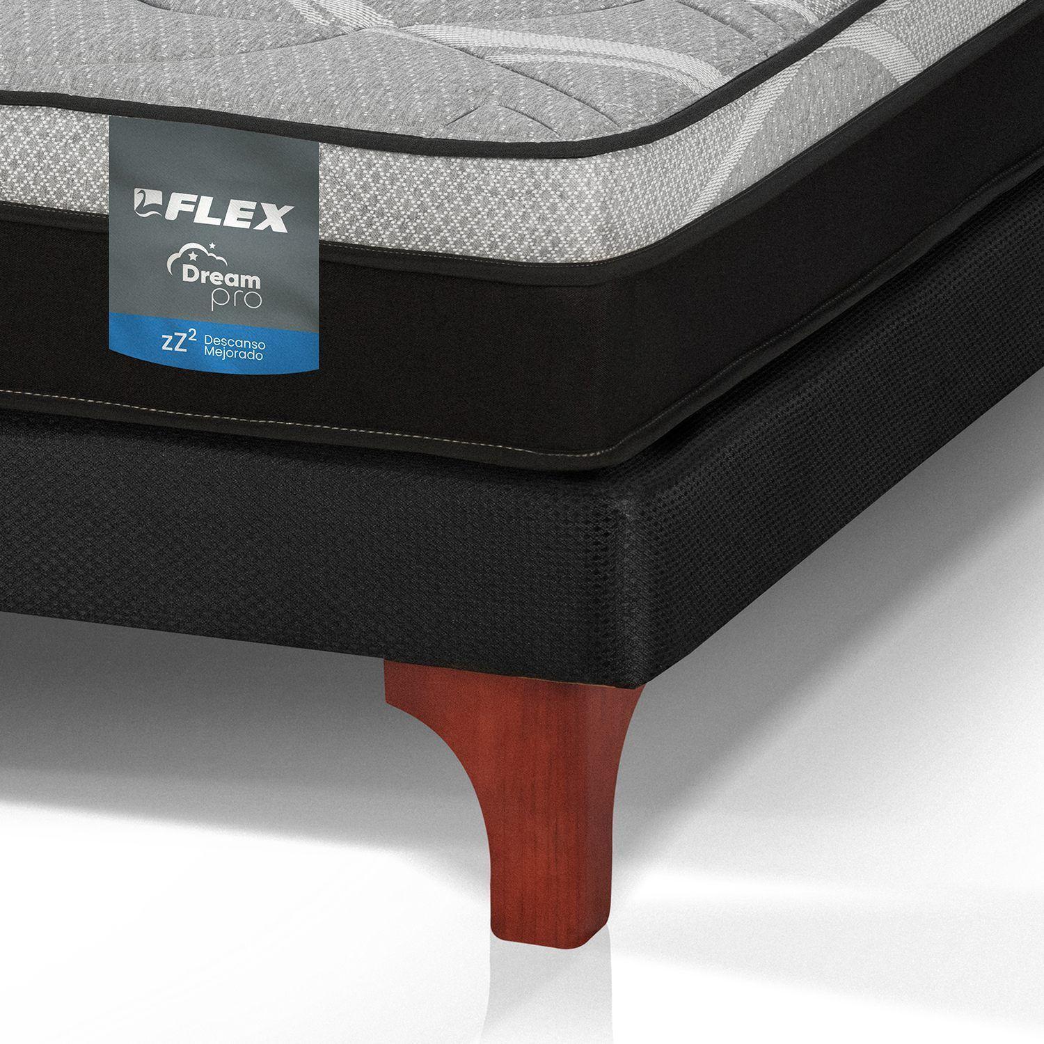 Cama Europea Dream Pro King 180x200 + Set Lorraine Flex-3