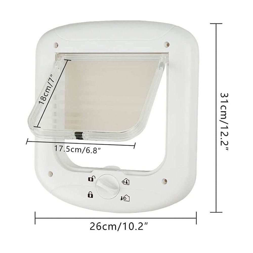 Puerta Abatible Para Gatos Pawise 26x31cm-3