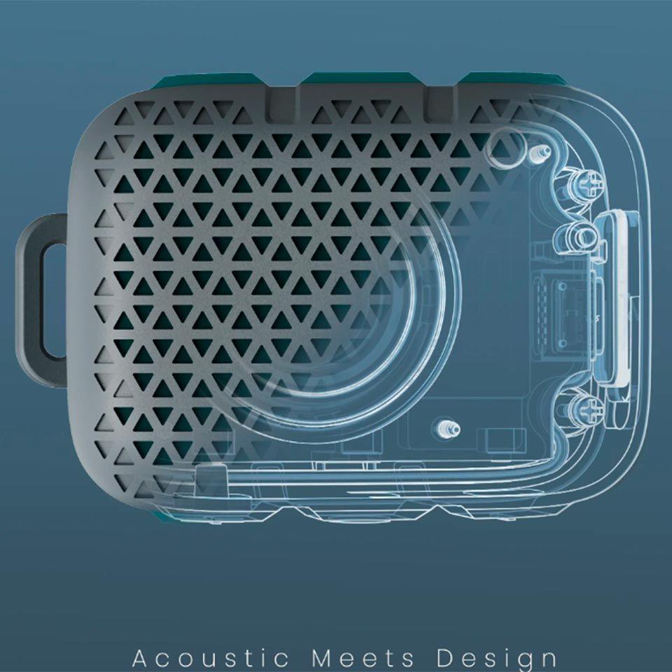 Mini Parlante Bluetooth 5.4 Portátil, Impermeable IPX7 y TWS 5W Gris – HiFuture Pocket S-2