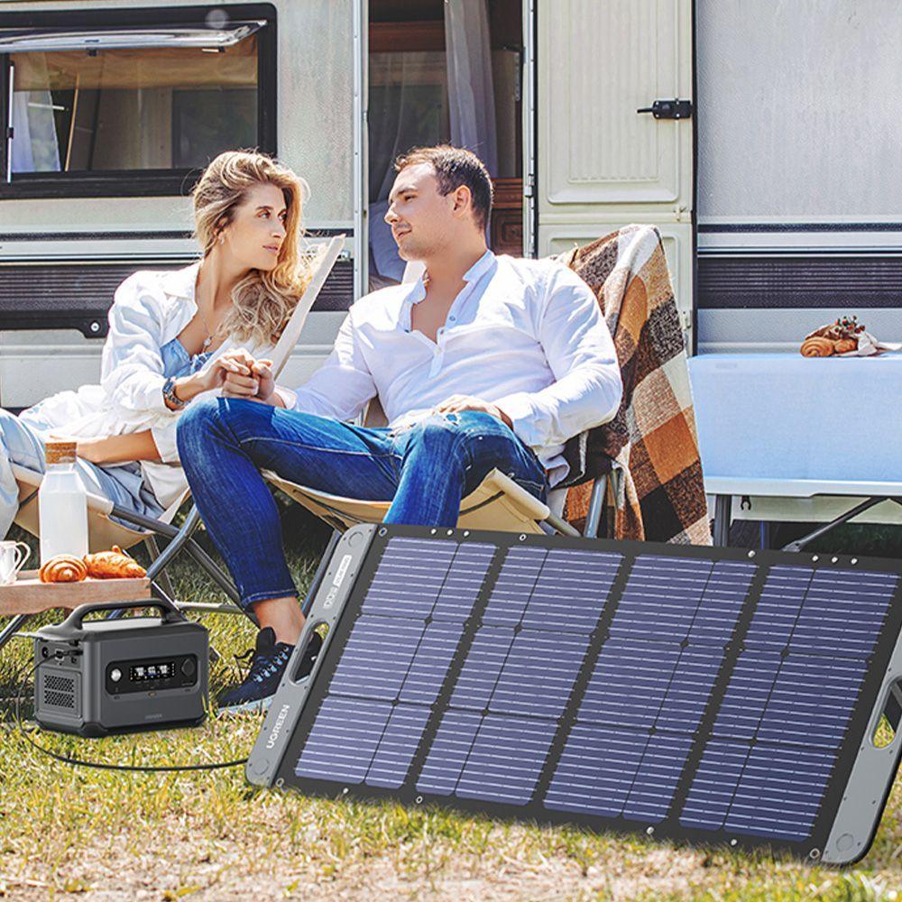 Panel Solar Plegable Portátil 100W Conexión XT60 UGREEN SC100-3