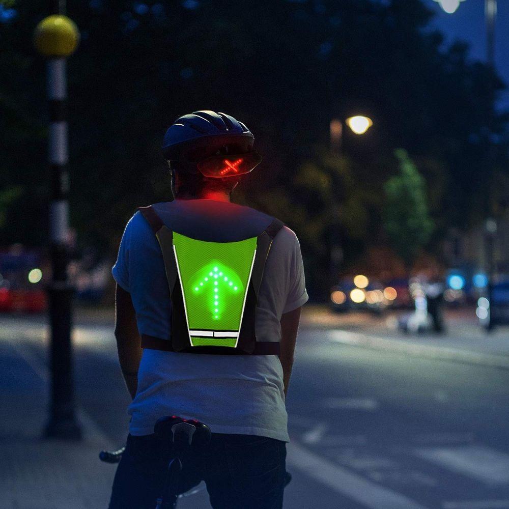 Chaleco Reflectante Con Senalizador Luz Led-3