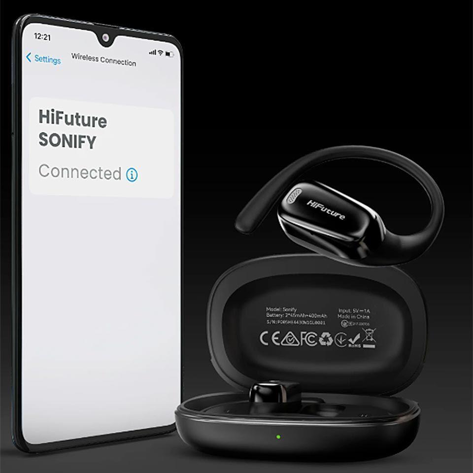 Audífonos Inalámbricos HiFuture Sonify Negro-3