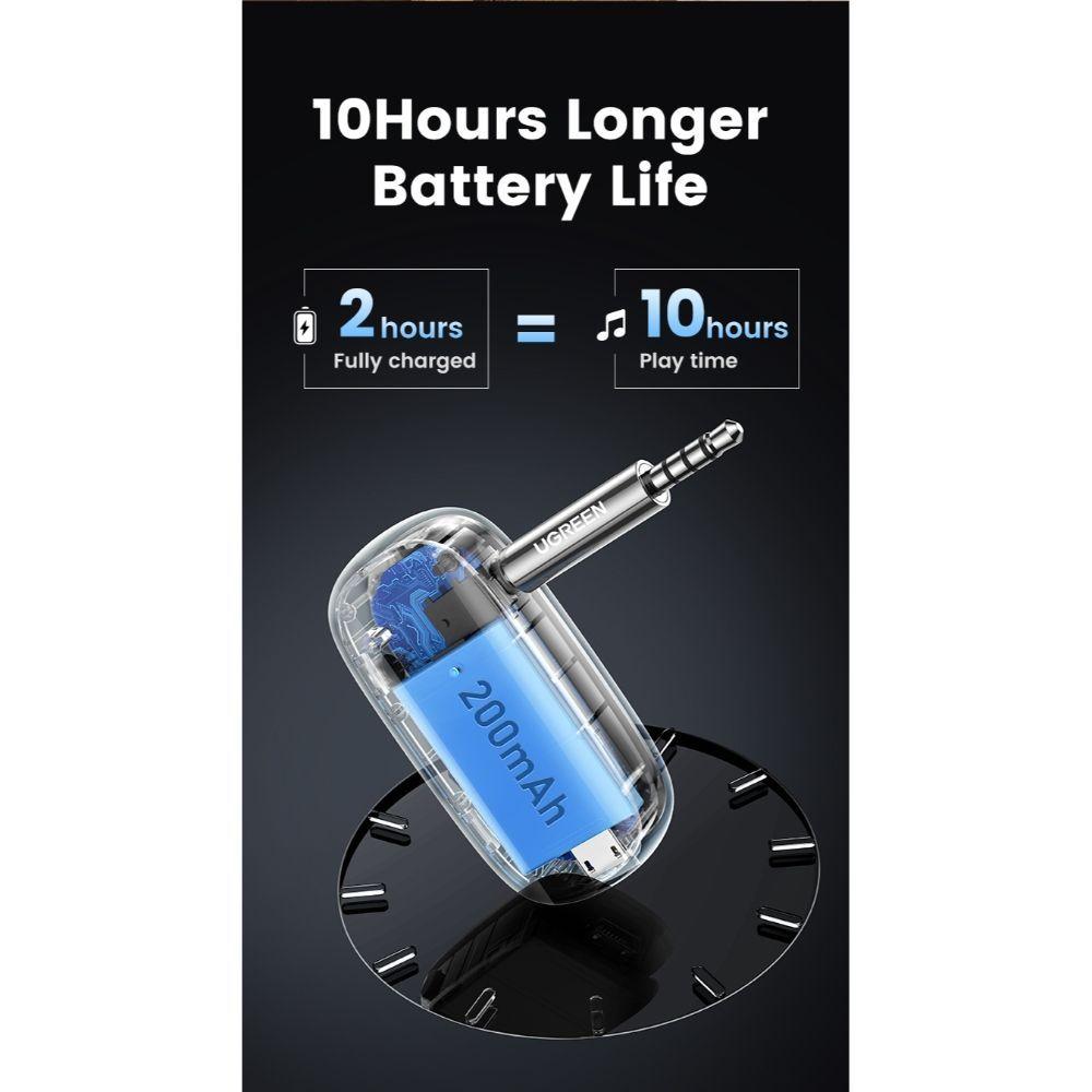 Receptor Audio 35mm BT 50 Recargable Ugreen-3