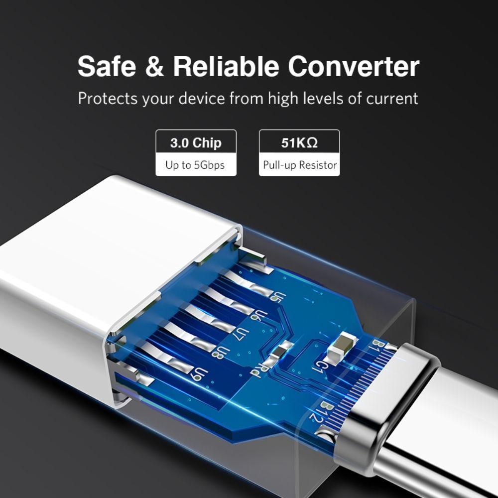 Adaptador OTG USB-C a USB-A 30 Blanco Ugreen-4