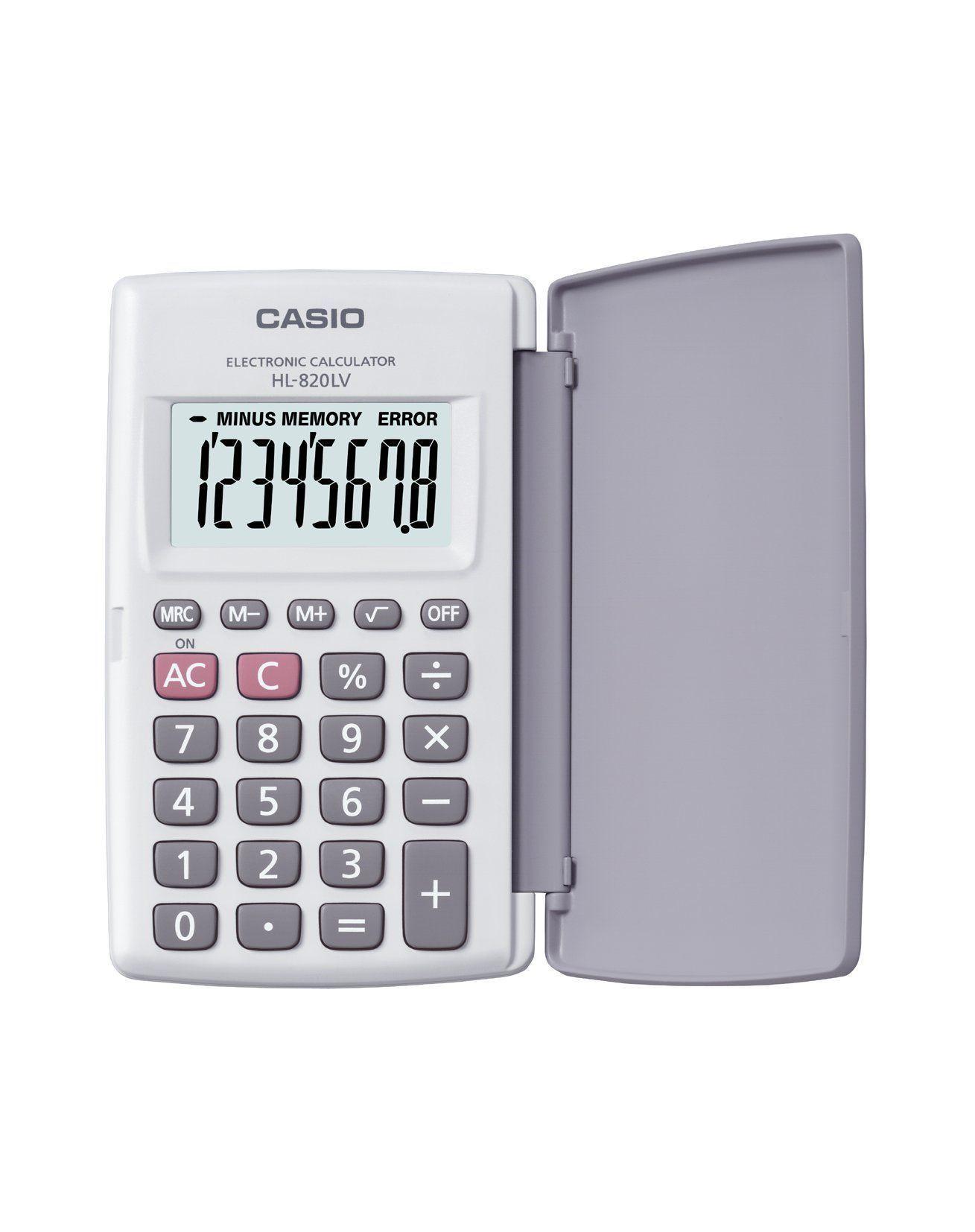 CALCULADORA CASIO BOLSILLO HL820LV-0