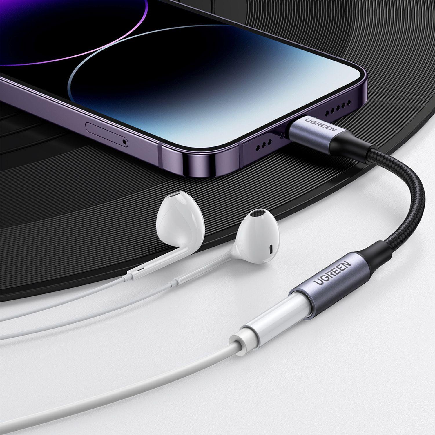 Adaptador de Audio Lightning a Jack 3.5mm Estéreo Certificado por APPLE (MFI)-3