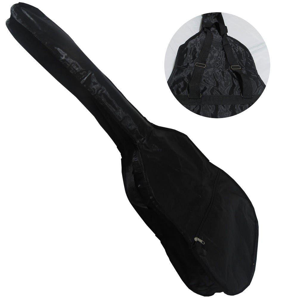 GUITARRA CLASICA NEGRA 39P C/BOLSO ALAGUEZ-3
