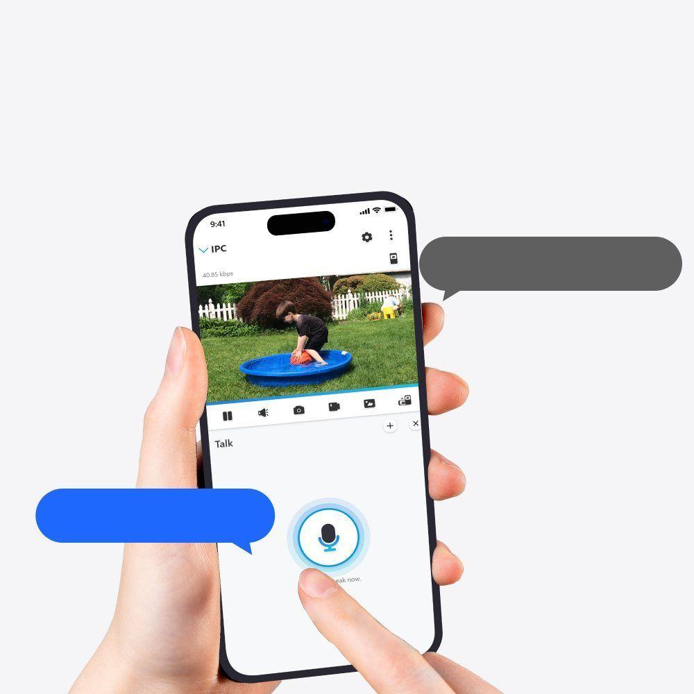 Cámara WiFi Exterior 4MP 2K Recargable/Solar-5
