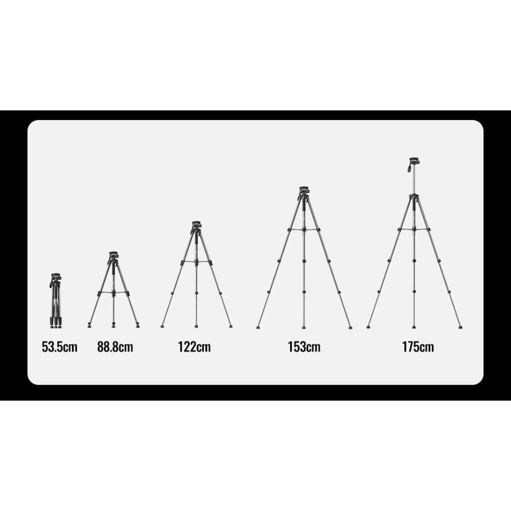 Trípode Profesional 175M Aluminio Ugreen-3