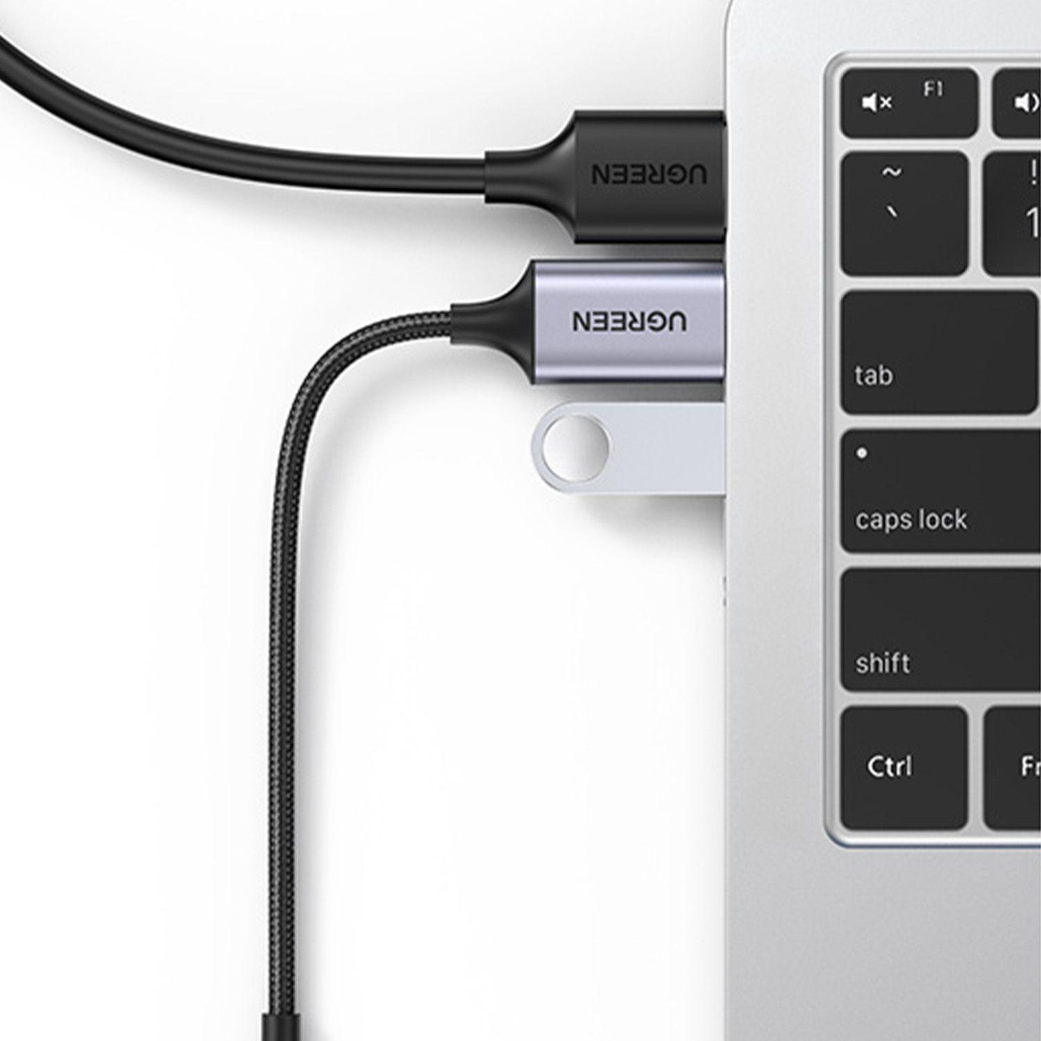 Tarjeta de Audio Externo USB-A con Conector Jack 3.5mm (Compatible con Mic) CM477-2