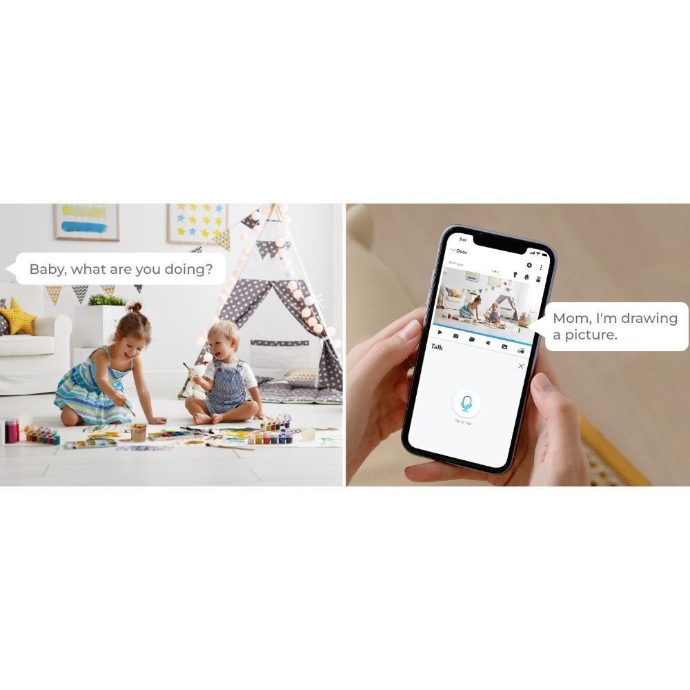 Cámara WiFi 4MP PT 355° 2560x1440 MicroSD 256GB-4