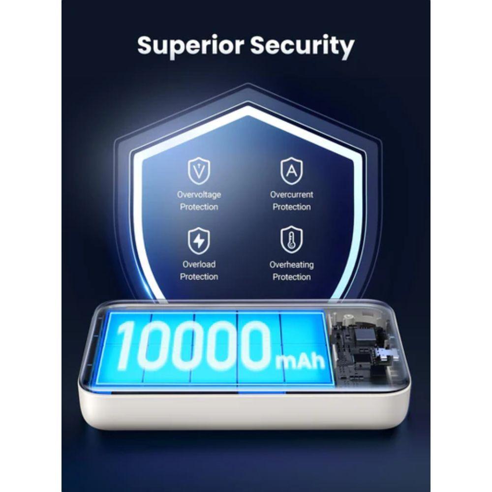 Batería Portátil Magnética 5.000Mah Mini Carga Inalámbrica 15W Blanco Ugreen Pb560-2