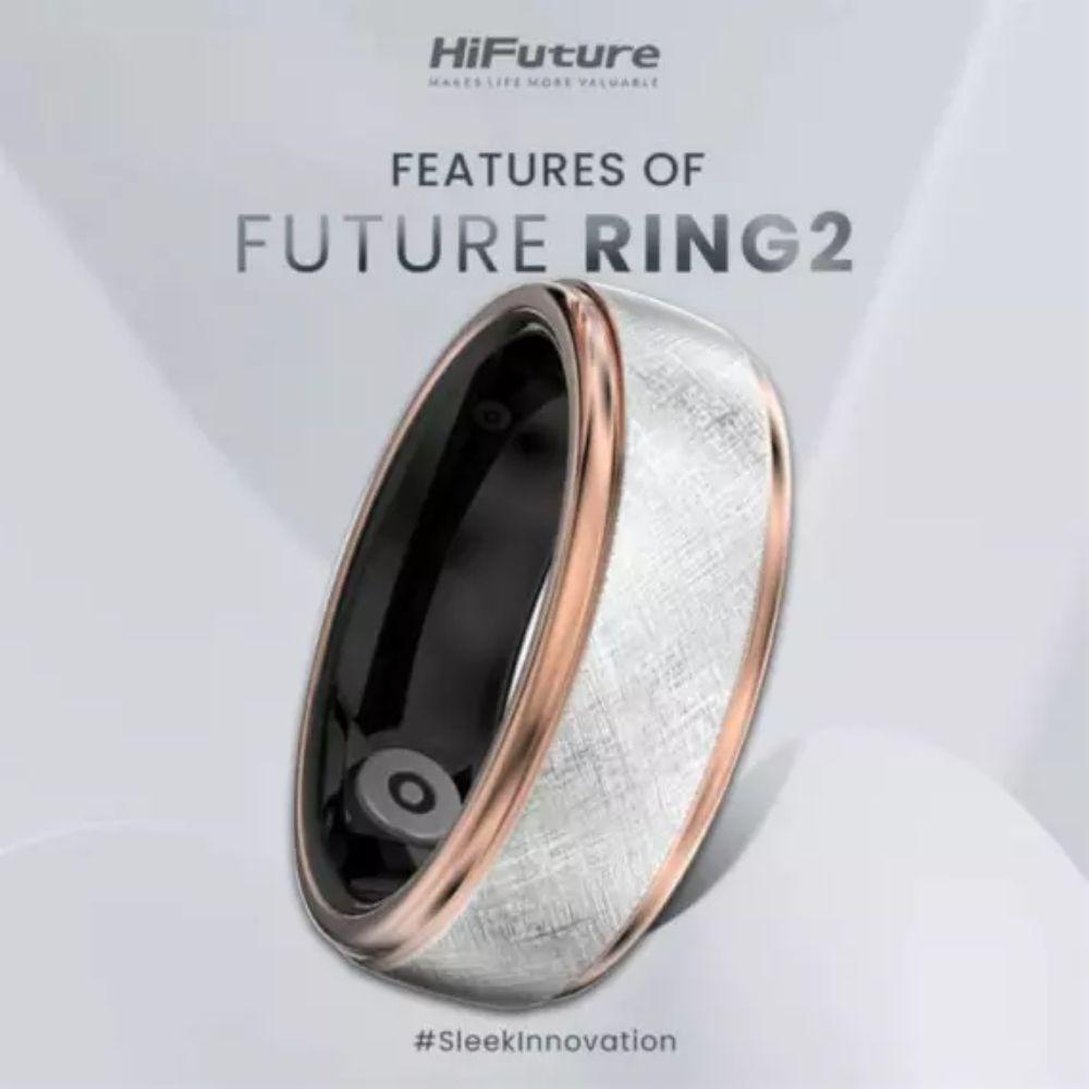 Smart Ring 2 Rose Gold Talla 8 HiFuture-1