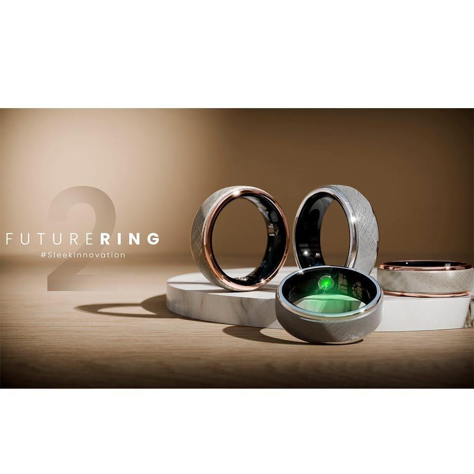Smart Ring 2 Titanium Silver Talla 10 HiFuture-3