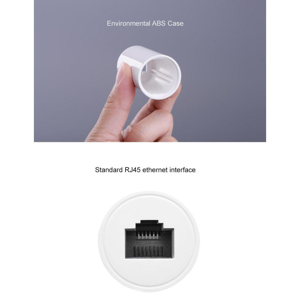 Copla RJ-45 Anti-rayos HH 10Gbps Blanco Ugreen-3