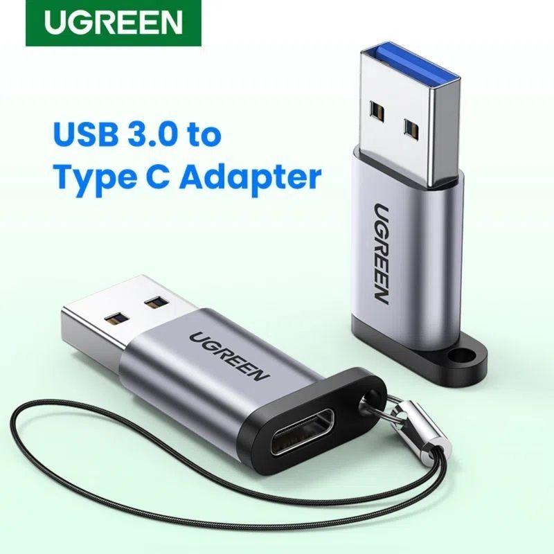 ADAPTADOR M/H USB-A 3.0 / IN USB-C 3.1 ALUMINIO SILVER UGREEN US276-2