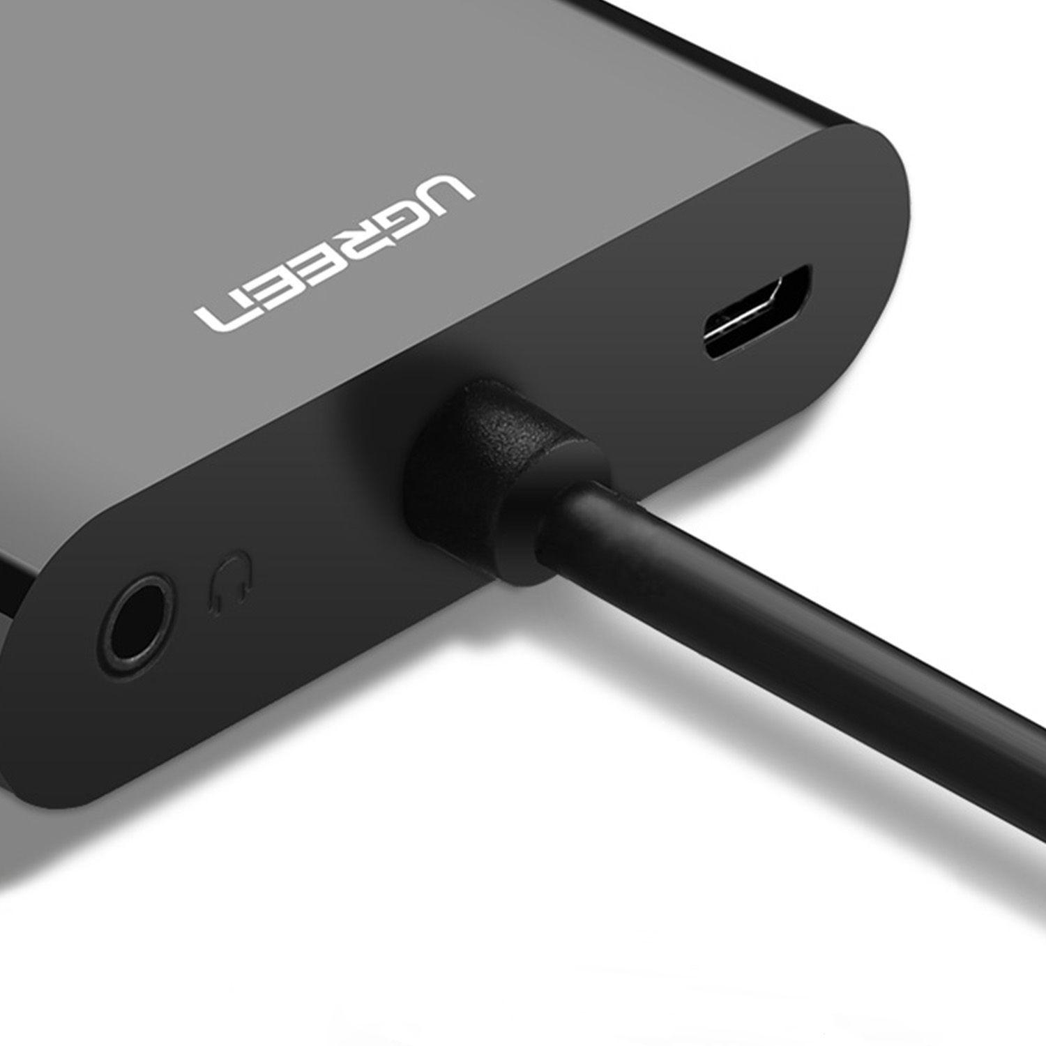 Convertidor HDMI/VGA 1080P@60Hz M/H + Puerto Jack 3.5mm Negro CM101-1