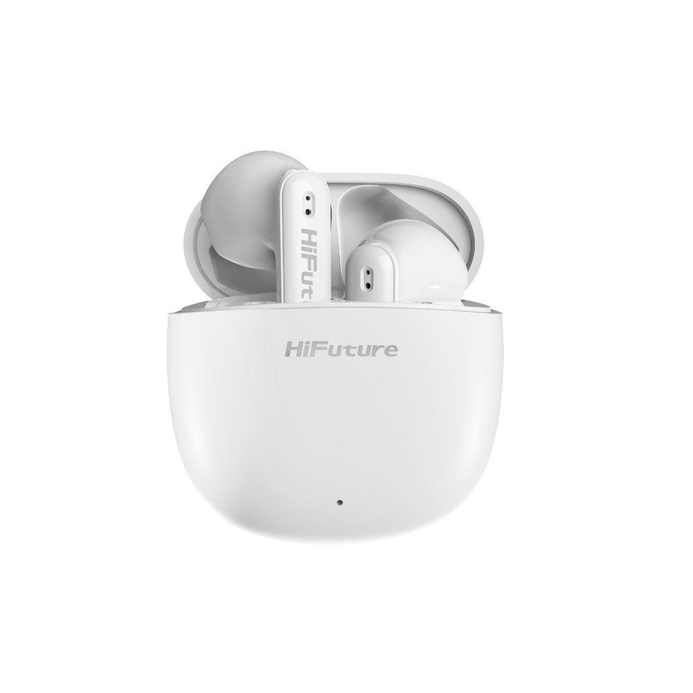Audífonos HiFuture ColorBuds 2 TWS BT 5.3 Blanco 10 mm-1