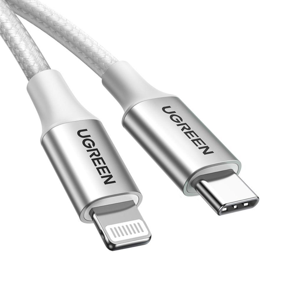 Cable LightningUSB-C 3A 1M MFi Gris Ugreen US304-2