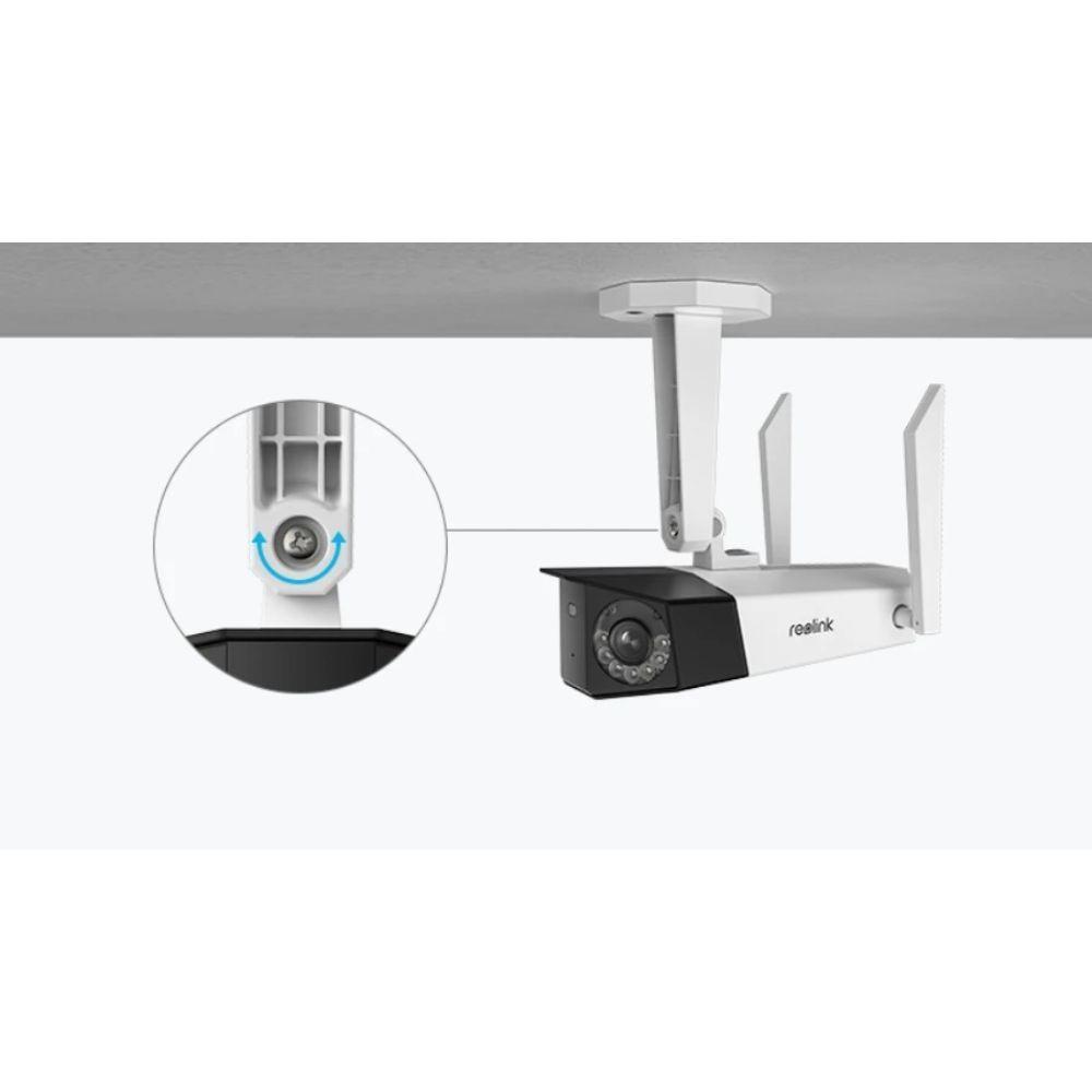 Cámara WiFi 6MP Full HD Ángulo 180° Doble Lente-2