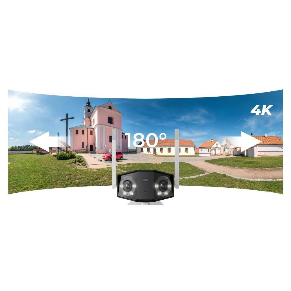 Cámara WiFi 6MP Full HD Ángulo 180° Doble Lente-4